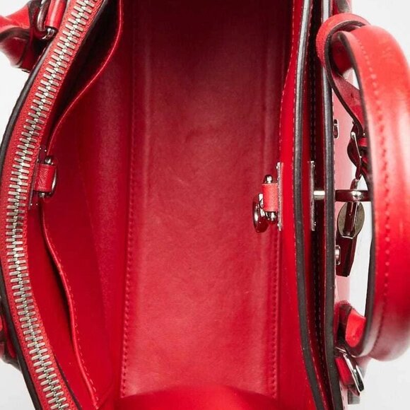 Louis Vuitton Red Smooth Leather City Steamer Mini Bag - Picture 12 of 12